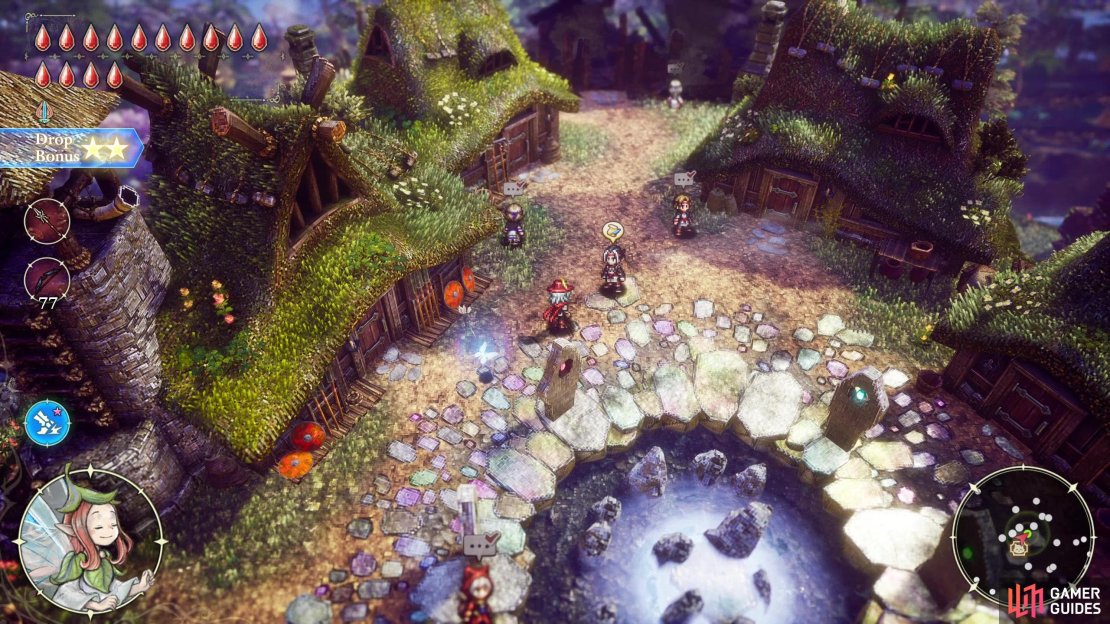 Get the Amber Pendant from Princess Heuria’s room in Castle Huther while on the True Ending path, then find Kai in Hitoyori in the Age of Budding in the center of the village to start the quest “Toward a New Era”.