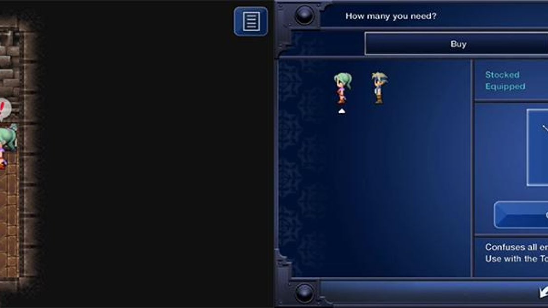Make sure to replenish your stock of healing resources as well as buy Tools from the other shop.