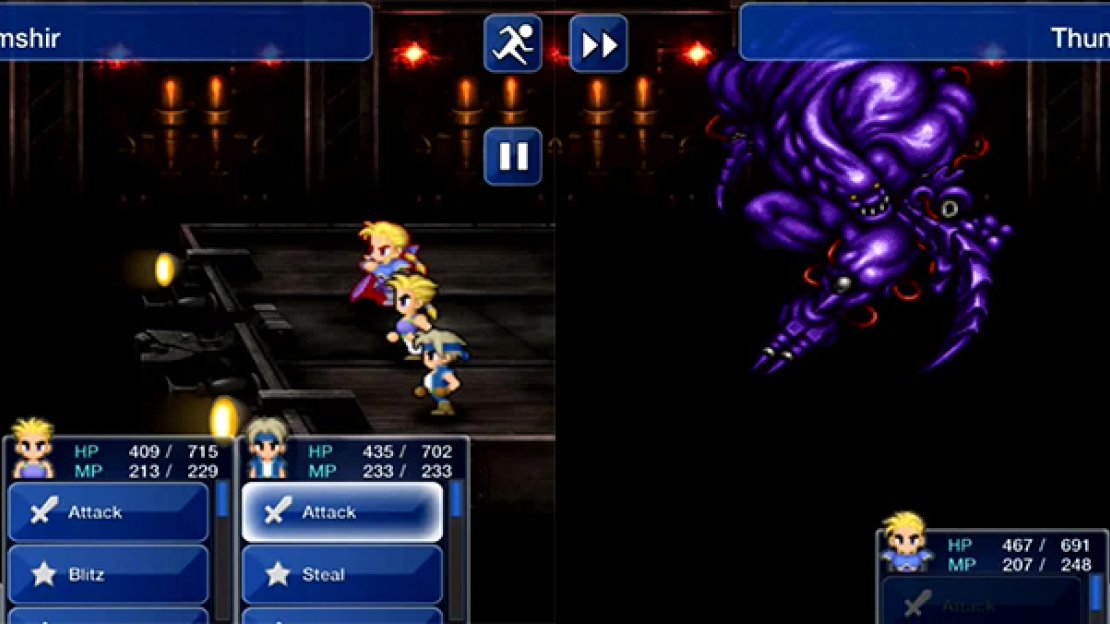 Number 128 attacks very quickly so keep your HP topped up. Thundara is a very effective attack to use against all three enemies. Target 128 not the blades for the most part unless you have a multi-target spell to use.