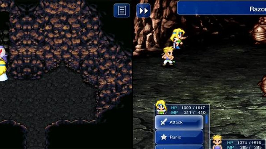 For some reason, Siegfried thinks he can be useful here. He follows the thieves throughout the cave. During fights, use Sabin’s Razor Gale for swift conclusions.