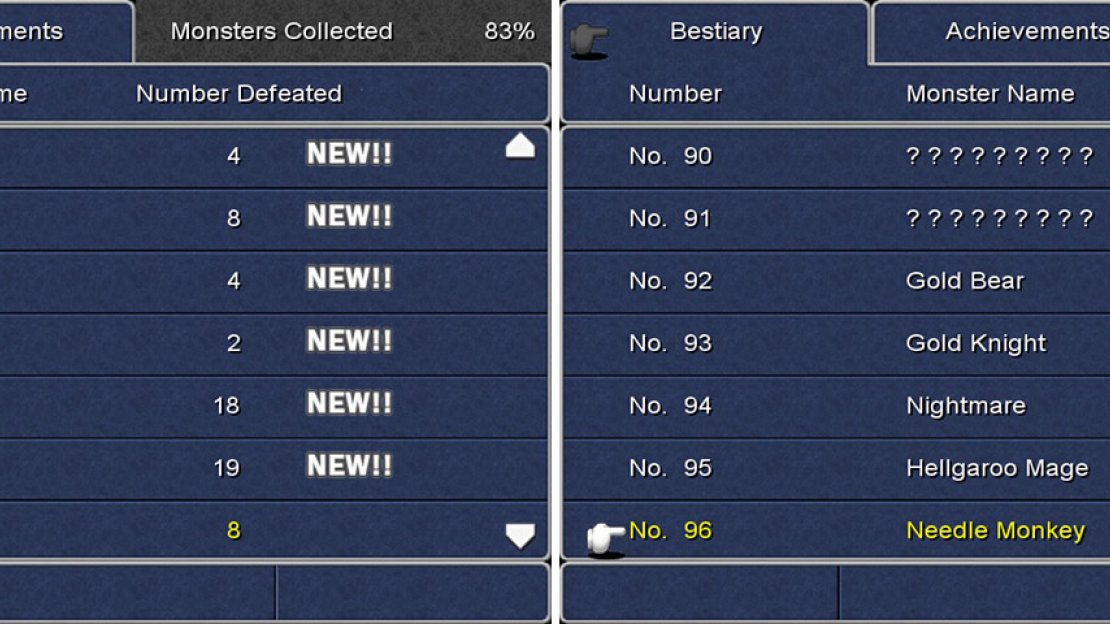 There is also no New Game+. To get 100% completion, you must get it right all at once.