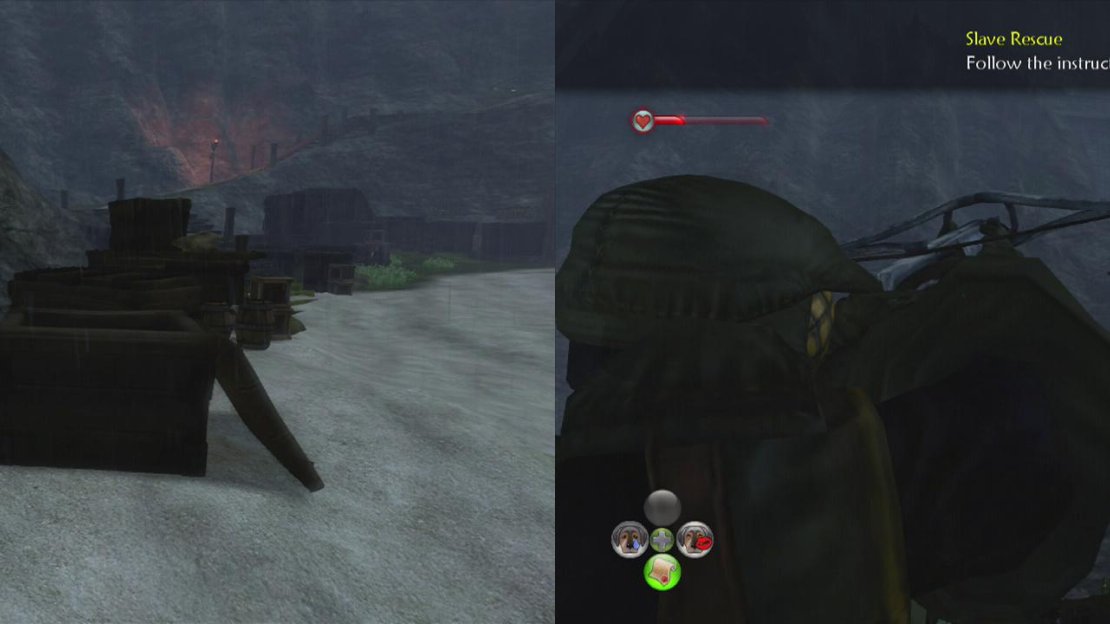 Behind crates to the right of the ship is a key. Above the ramp to the beach is a gargoyle.
