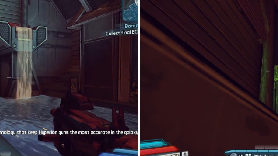 The last ECHO is located on top of the waterfall, but you can’t jump to it. Instead, find the switch along the wall to open a path that leads directly to it.