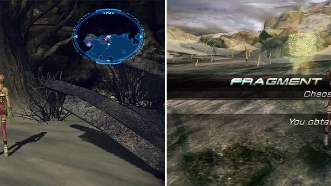 Artefact of the Ark location (left). Chaos Brand location (right).