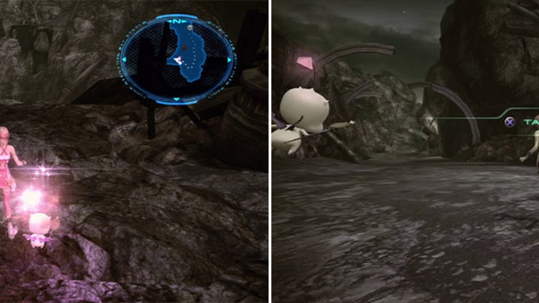 Careful, man on the ground (left). Falcon’s location (right).