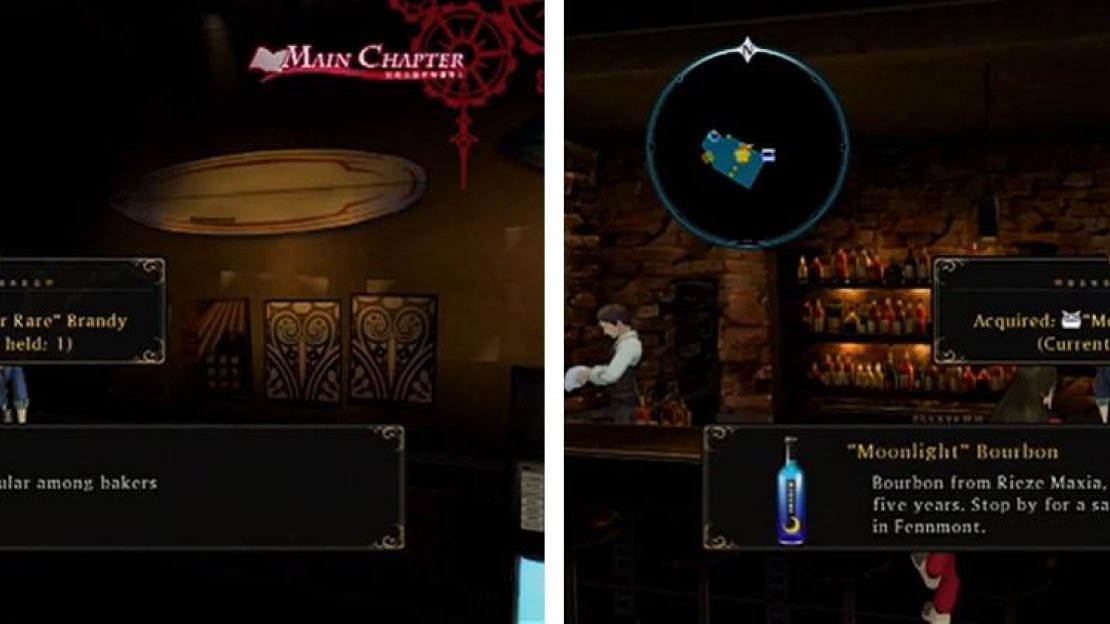 There are two treasure of alcohol in the bar, so make sure to grab them.