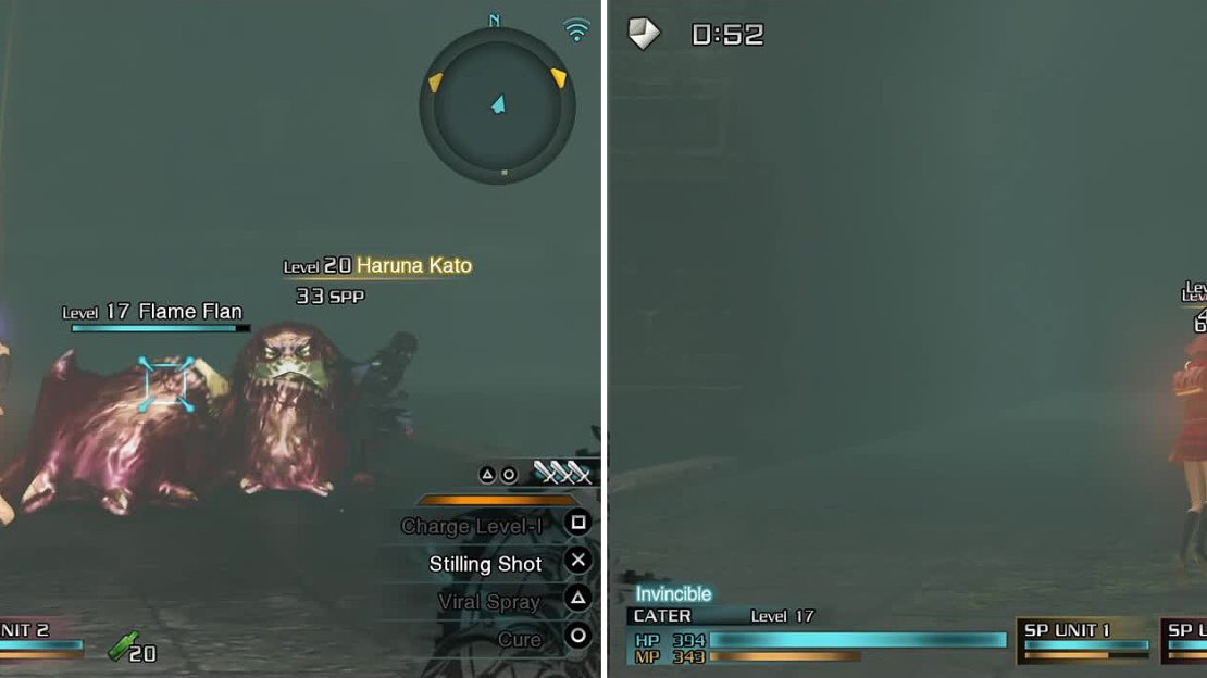 Wait for the Flans to swivel their heads and leap to get a Killstrike.