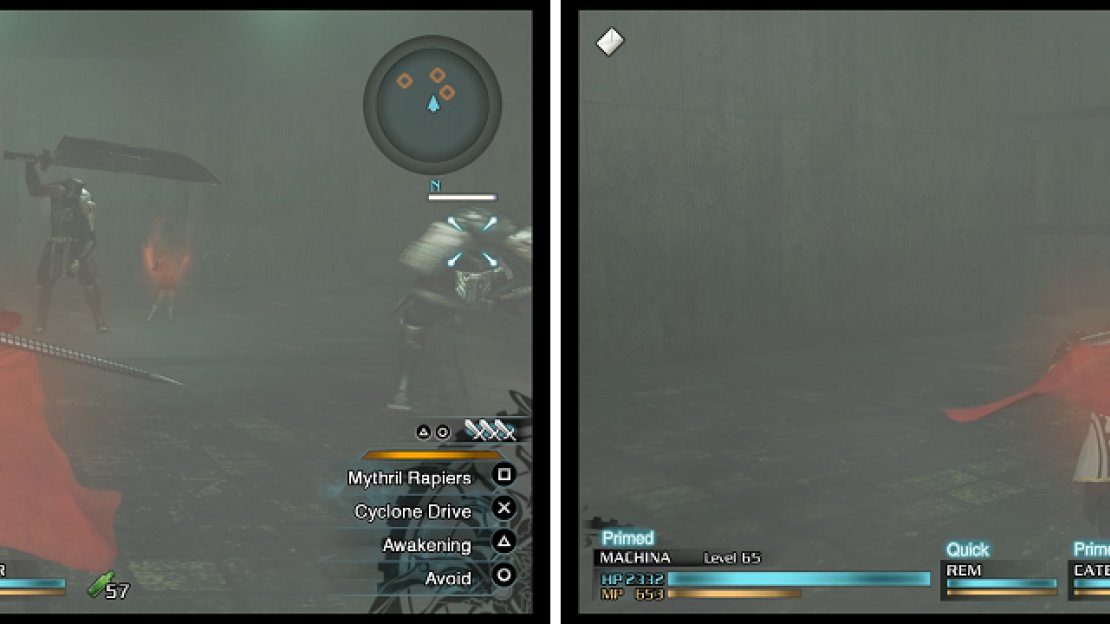 It might be best to go after the enemy commander (right) first, so you can concentrate on the Freaks (left).
