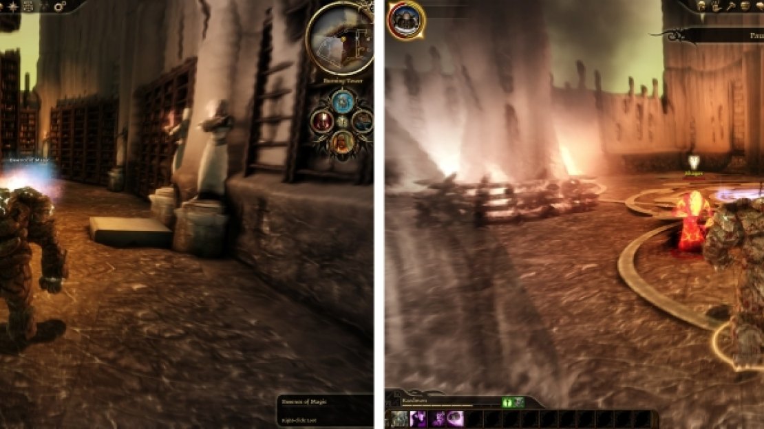 Find the Essence of Magic through the Massive Door. Rhagos is the demon you need to kill at the end of this level.