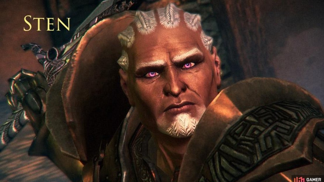 Sten is the big, bad warrior who loves cookies and killing. He also has a great sense of humor. What else needs to be said?
