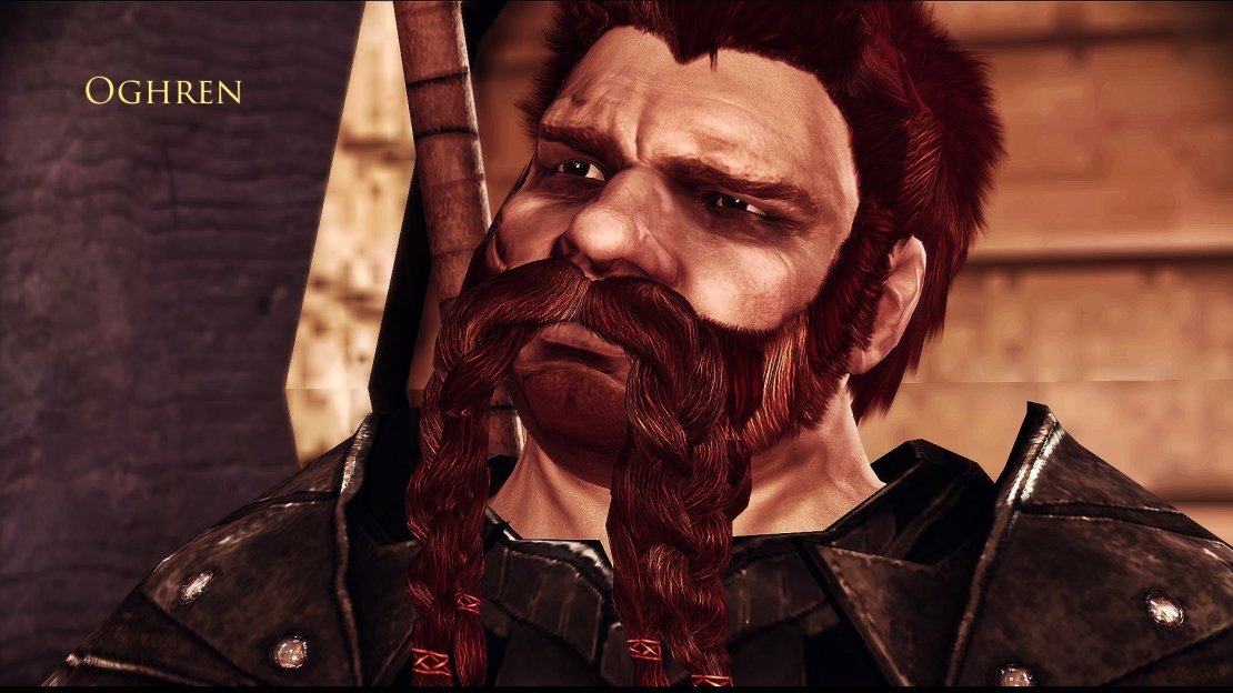 Oghren is the drunken, dramatic, drooling dwarf. This guy can fight and drink in equal measures.