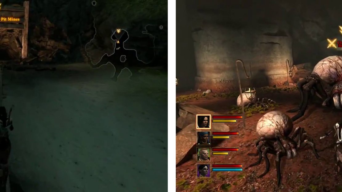 Enter the cave and destroy all of the spiders inside to finish the quest.