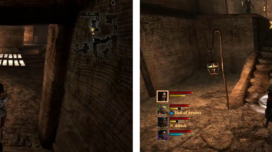 After finding Lilley (left), enter Brekker’s Hideout and kill Brekker at the end (right).