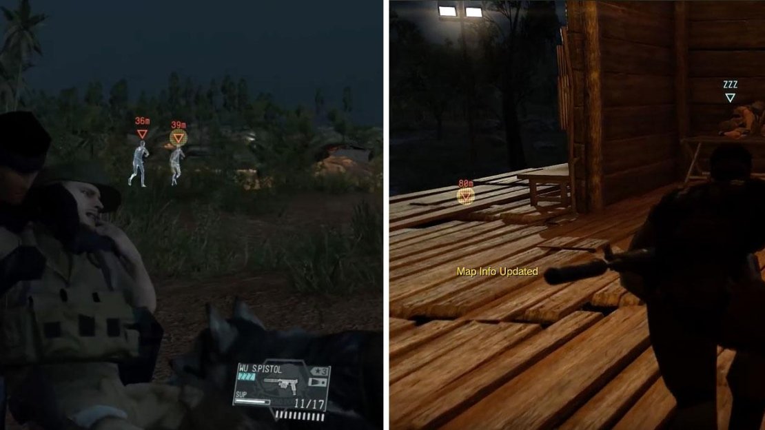 A Tactical Takedown (left). Sleeping on the job (right), tut tut.