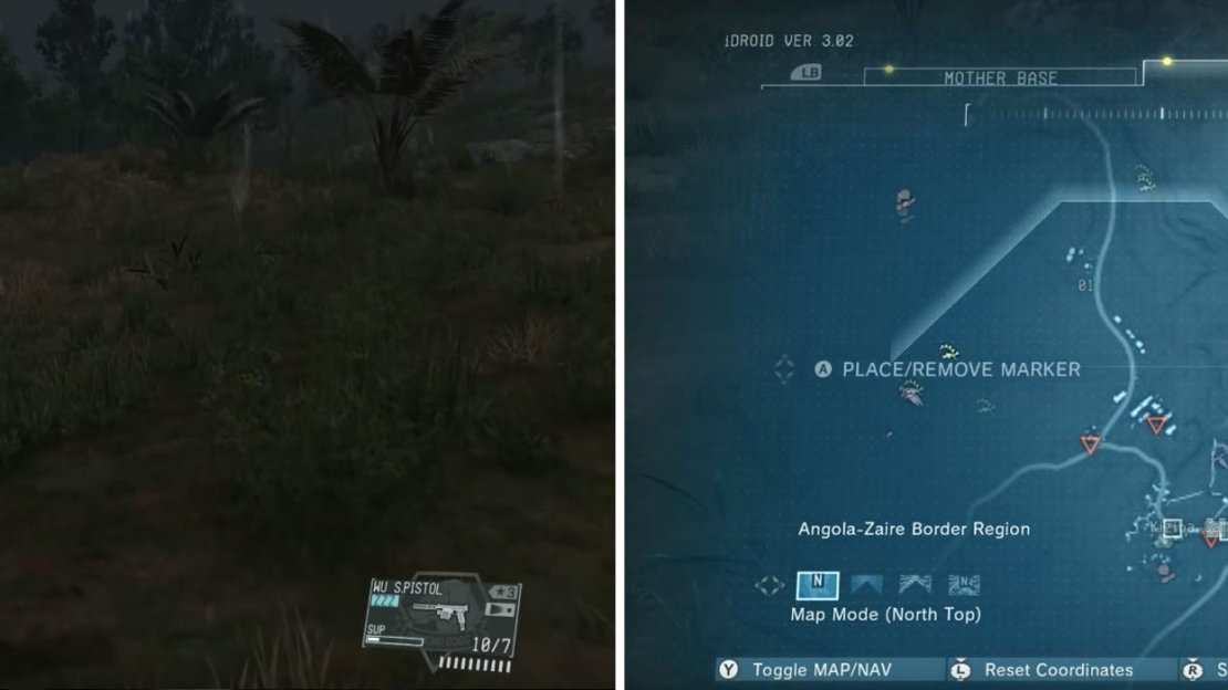 The Viscount has been found (left) at the following location (right).