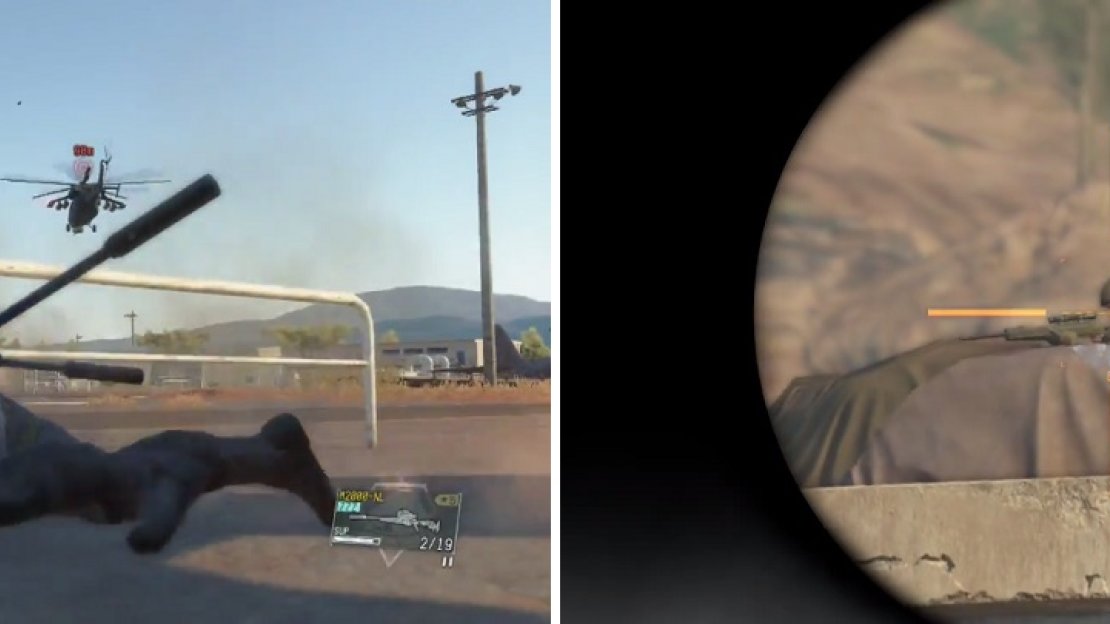 You’ll run into a lot of enemy gunships (left) while doing the vehicle Side Ops. You will also want to keep an eye out for snipers (right).