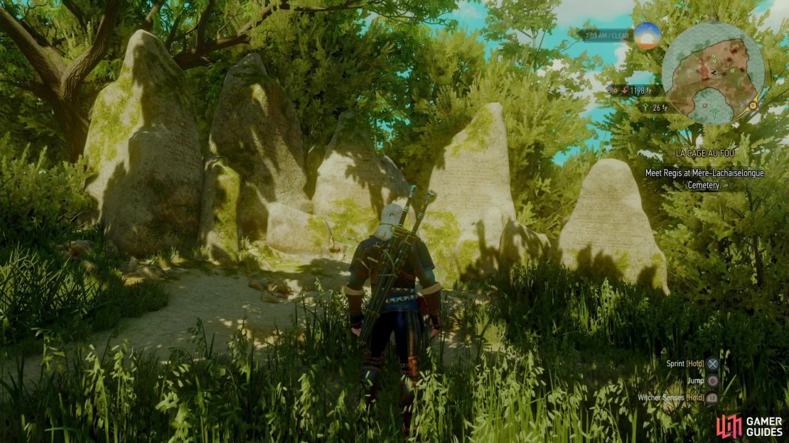 Five stones on the island in Lac Celavy proclaim the virtues you must prove you possess.
