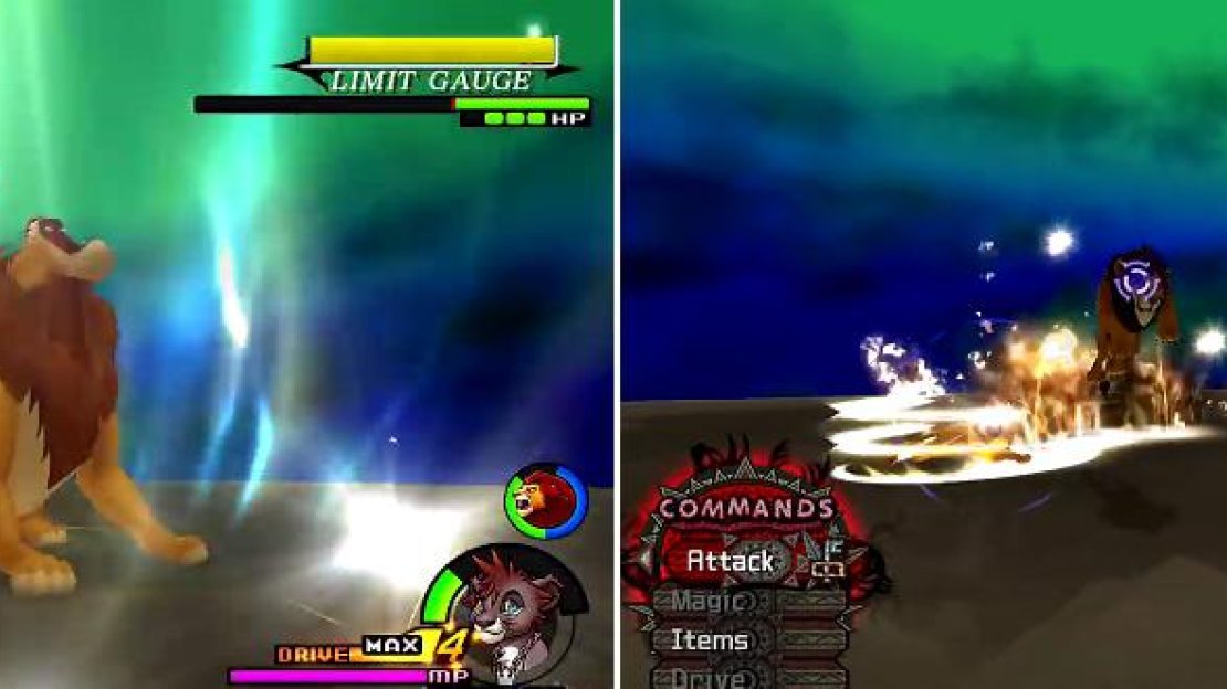 Use Limit Breaks regularly when you get a chance (left). You will need to use Dash a lot in this fight to avoid Scar’s elemental attacks (right).