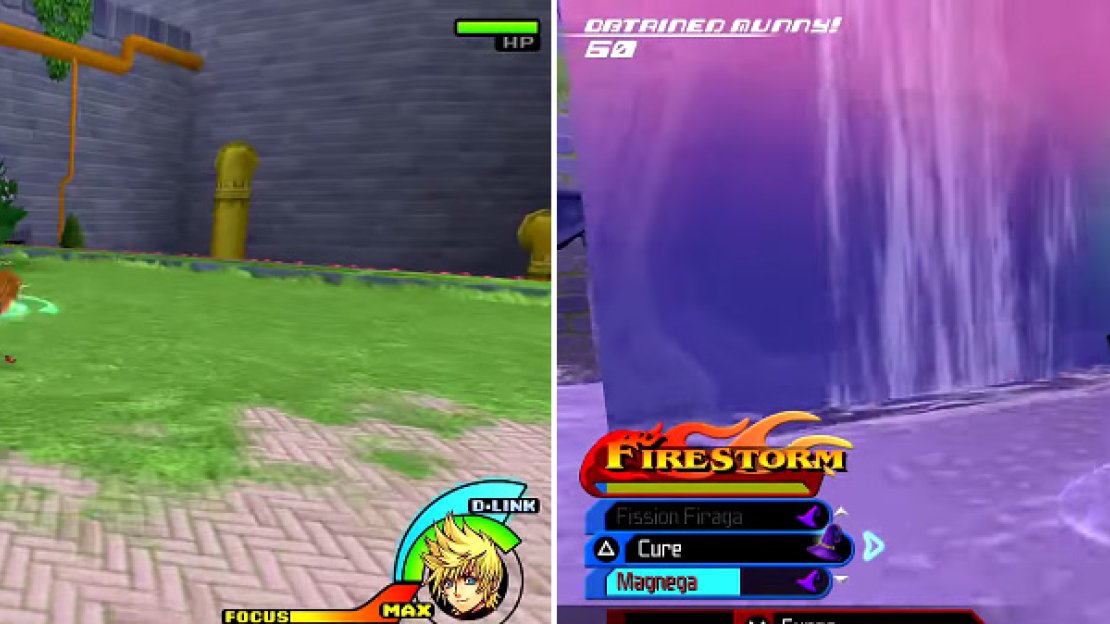 Mandrakes fling scythes (left) at you which can cause lots of damage if you aren’t careful. Use the fountains (right) to reach the upper levels.