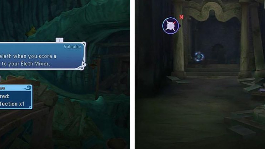 Open the restocked chests and make sure to push in the final wall to find the discovery.