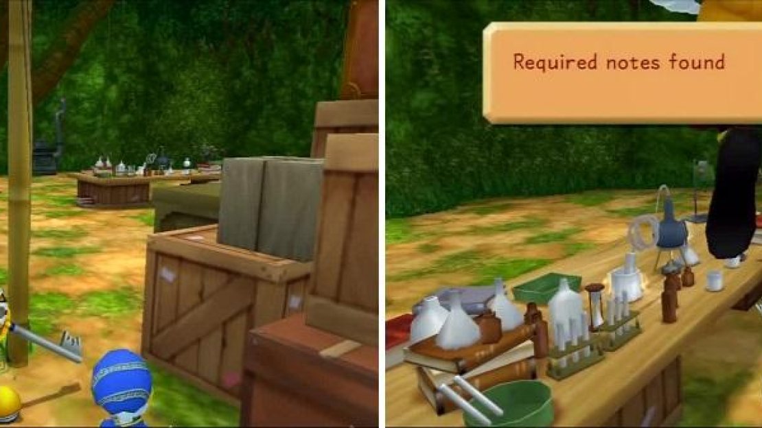 Find the various Recipe Cards and Research Notes (left) and take the to the table (right).