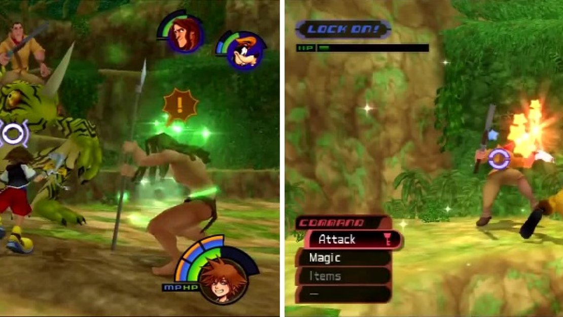 When Clayton’s mount takes enough damage it will become visible (left). Once you take it out you can focus on Clayton (right).