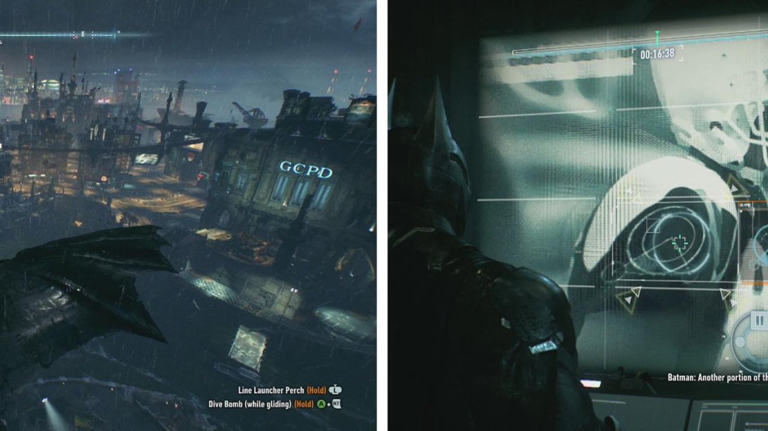 Return to the Clock Tower (left) and scan the symbols within the video (right).