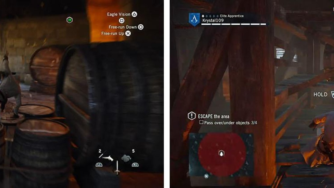Make sure to slide over and under all objects to complete the second optional objective.