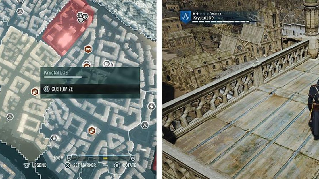 The final symbol is at the top of the Tour St. Jacques to the northwest.