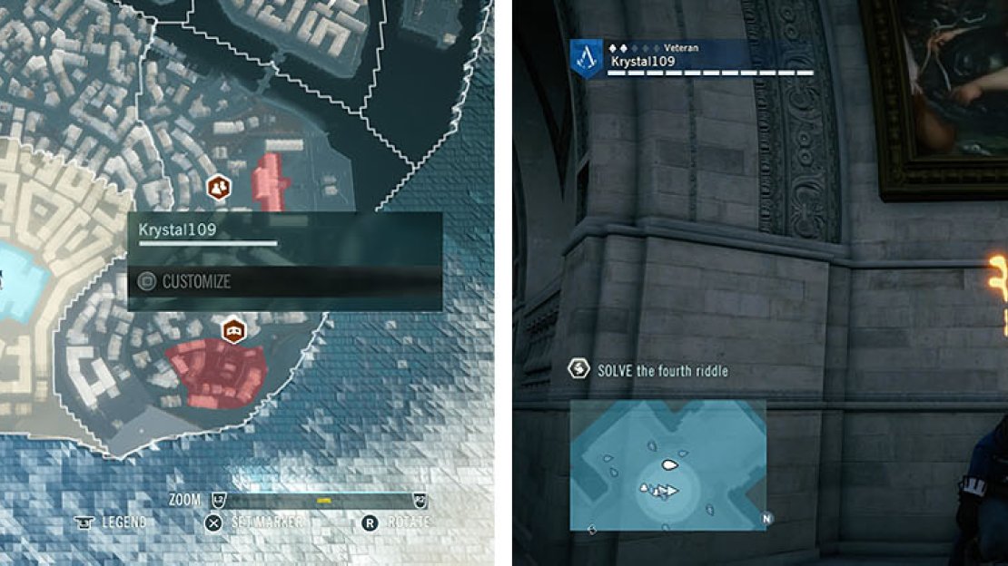 The fifth symbol is inside the Pantheon nave, below a painting in the high dome.