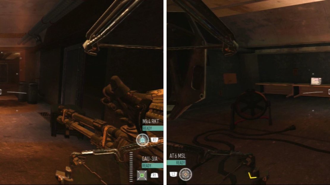 As you enter the building, when Gideon goes to the left, continue forward to find the lone Intel here.