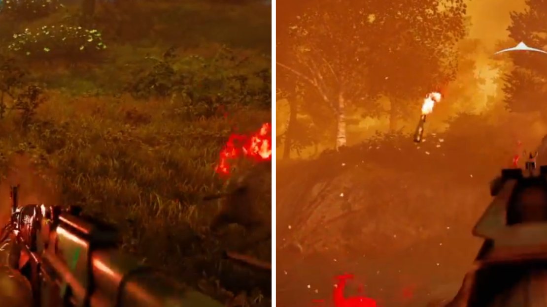 This mission revolves around fire, which will include flaming animals and enemies that toss Molotovs at you.