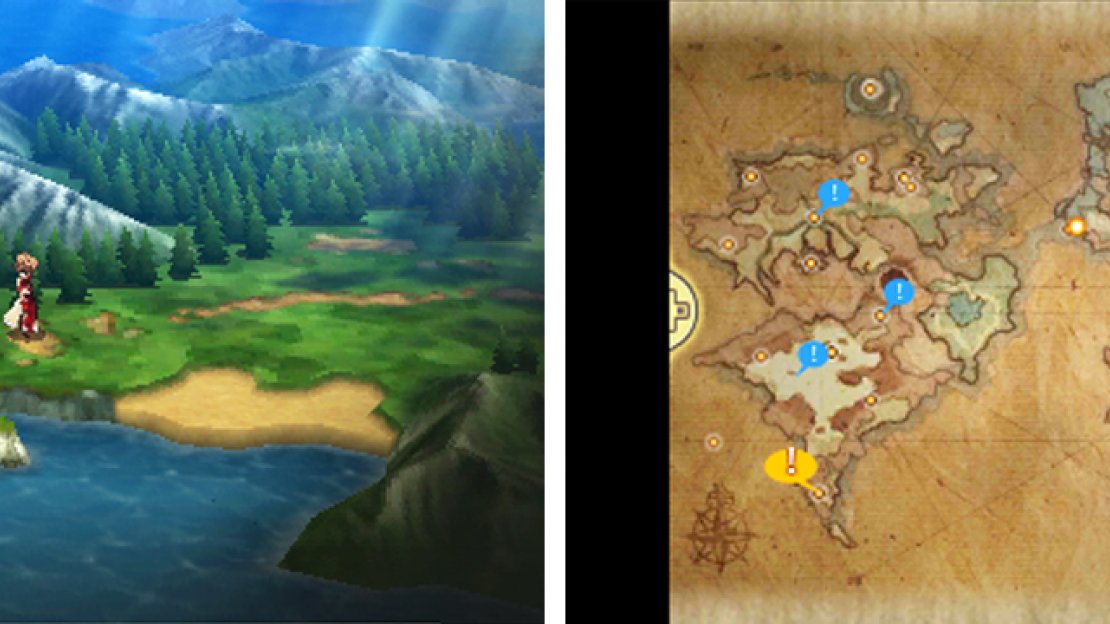The map is a bit misleading as there are actually two sidequests in Florem.