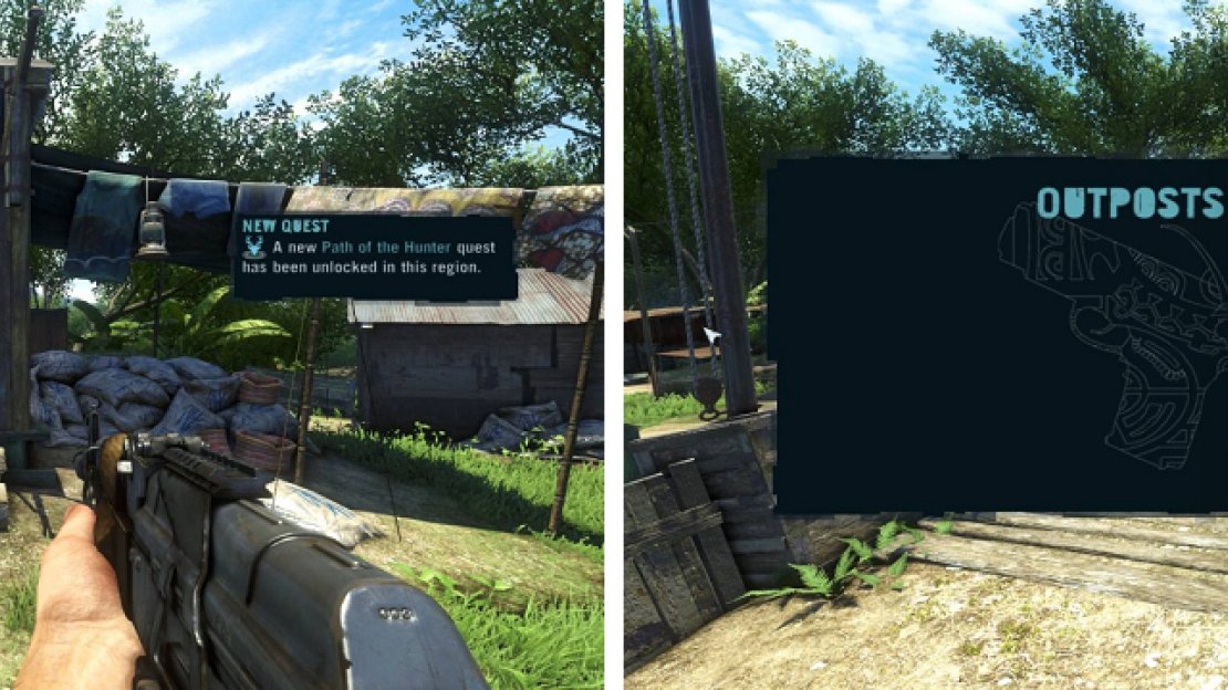 Once you take out all the enemies, you’ll be able to use the outpost as a safehouse. Taking outposts allows you do some side missions and even open up a fast travel spot.