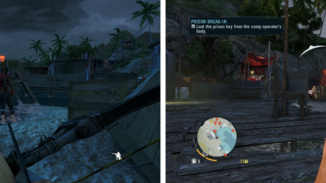 You might be able to take down a few enemies without anyone noticing, but things will likely boil down to an ordinary gunfight in the end.