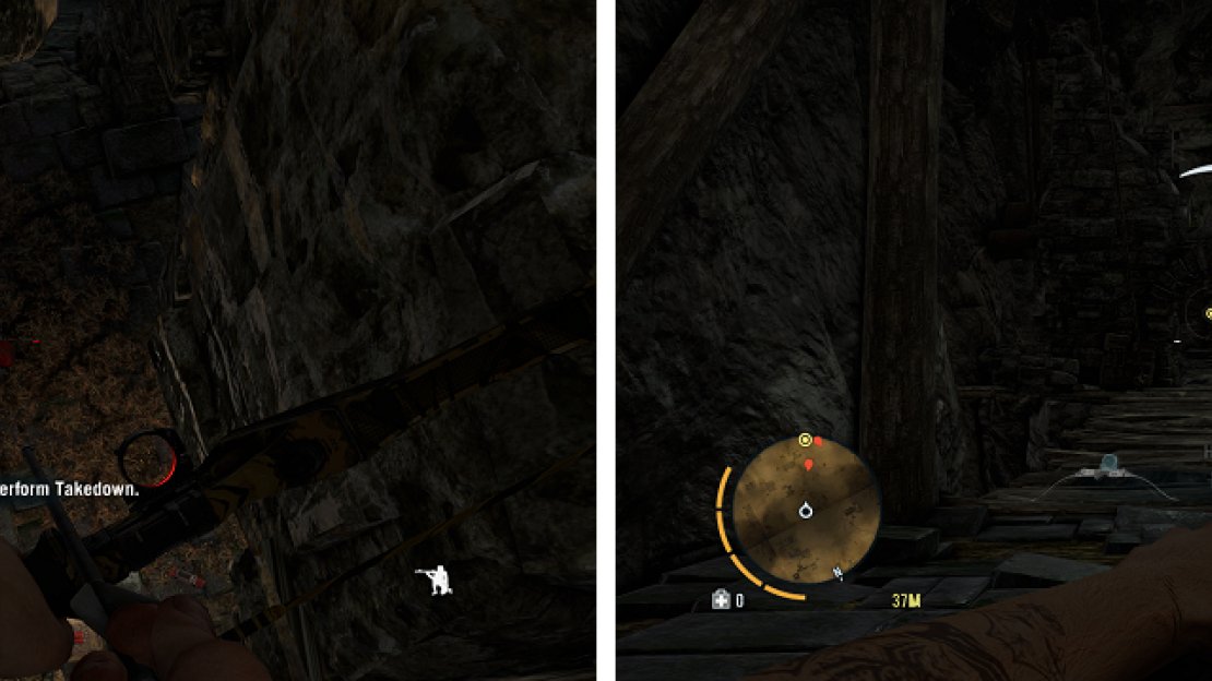Jump down to kill the enemy below with Death From Above, then make sure you watch out for the Heavy a little later.
