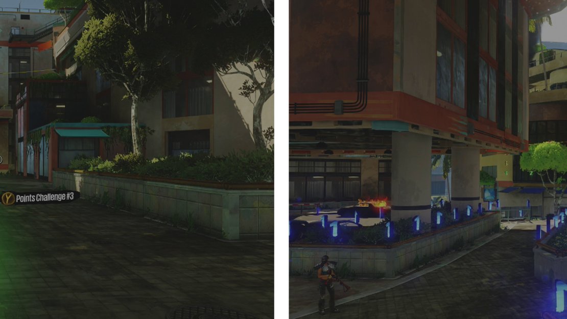 Start the challenge here (left). The points are more spread out in this one (right) and we’ll need to explore to find all of the numbers.