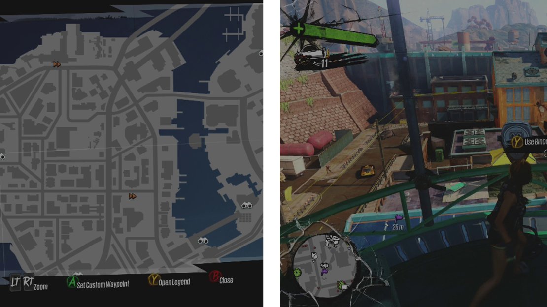 An easy high point can be found within your base in the Old Factory District - the Brewery (right).