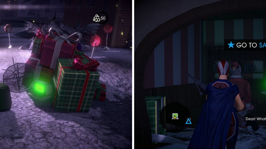If you have the Collectible Finder from the main game, then the Christmas Text Adventures will appear on your mini-map.