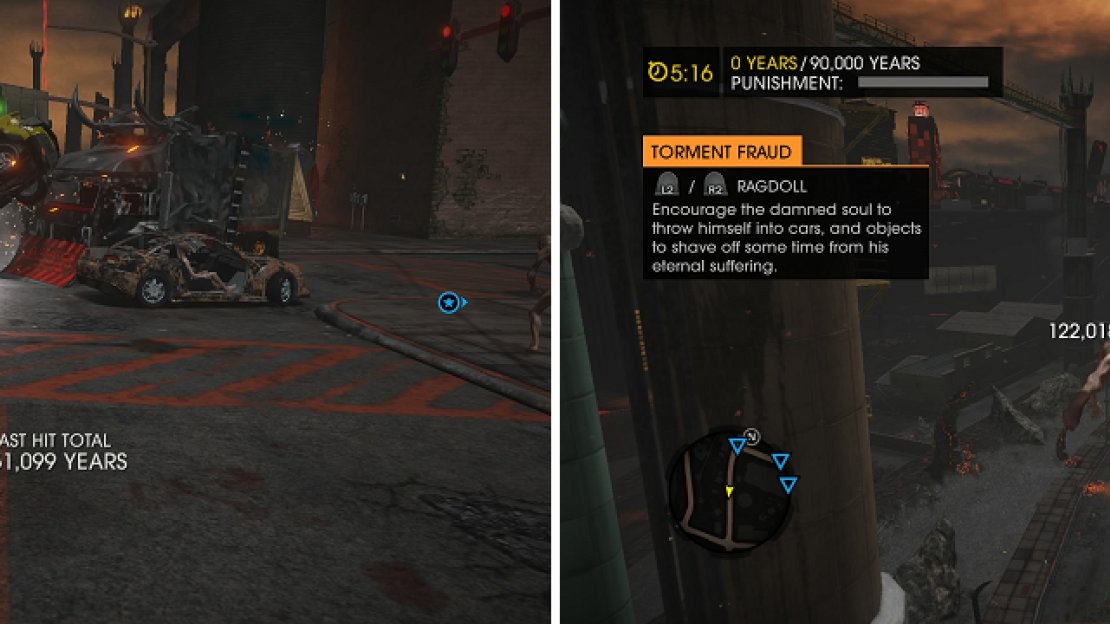 Intersections and highways tend to have a lot of vehicles, making them great for Torment Fraud.