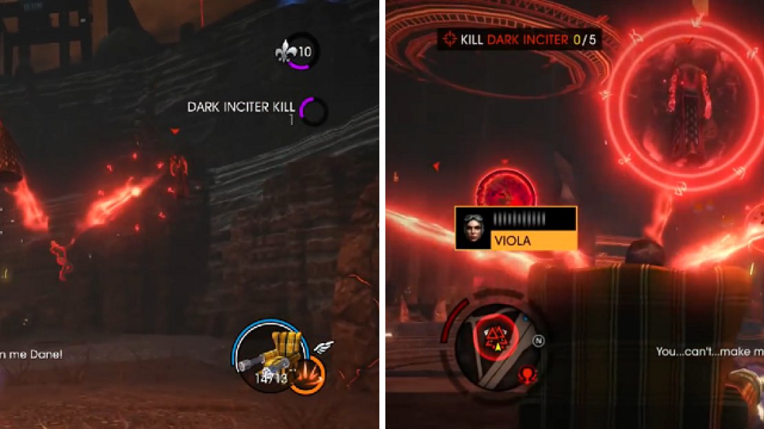 Each person is being held hostage by one to five Dark Inciters, so kill them and revive the person to rescue them.
