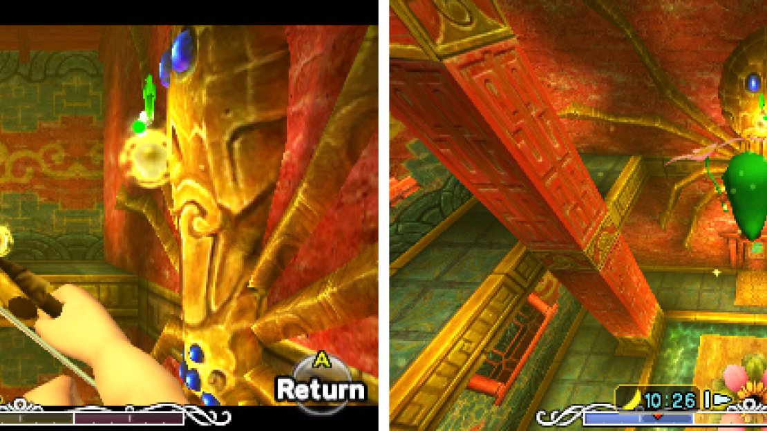 It helps if you shoot the Gold Skulltula with your arrows before flying towards it.