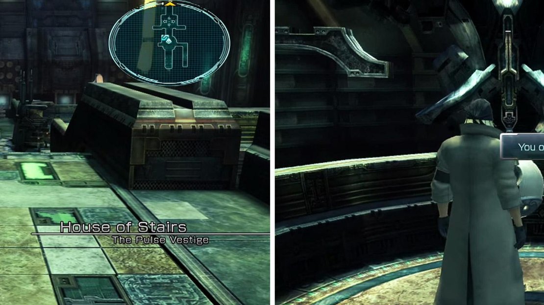 (Left) The control shifts to Snow (Right) A Treasure Sphere with 2x Potion.