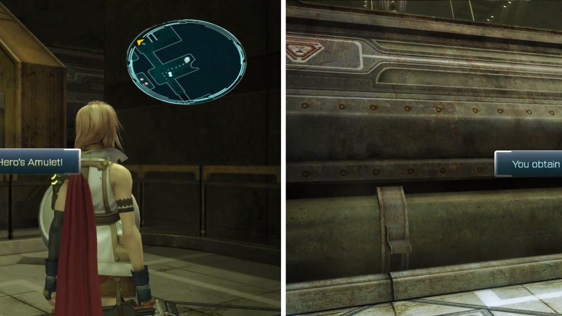 Hero’s Amulet (left) and 8x Bomb Shell (right).