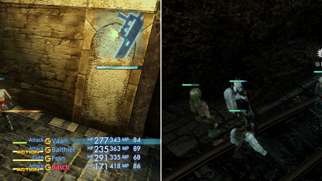 More Battery Mimics lurk in nearly every area, greedily dining on your charge (left). You can also find a map of the Barheim Passage in the Great Eastern Passage (right).