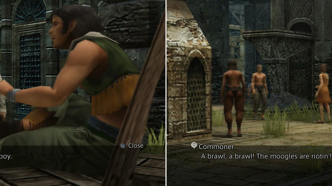 After dissemenating your information, return to Jules (left) and watch the mayhem you caused unfold (right).