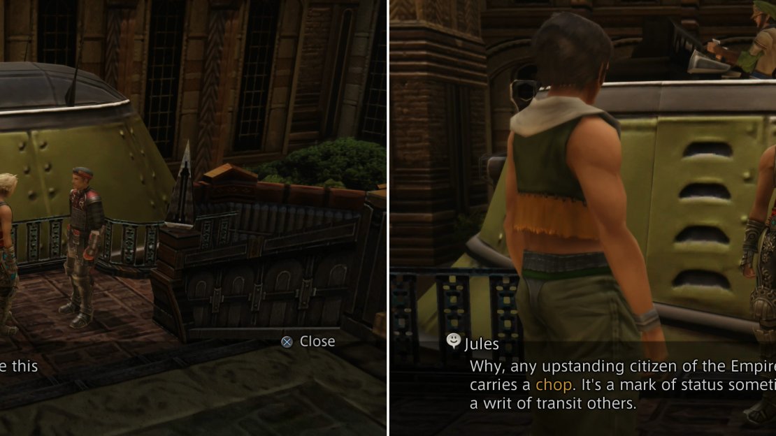 When you attempt to board the cab, you’ll be informed that you need three Chops to ride (left). Fortunately, Jules shows up and explains how to obtain these treasures (right).