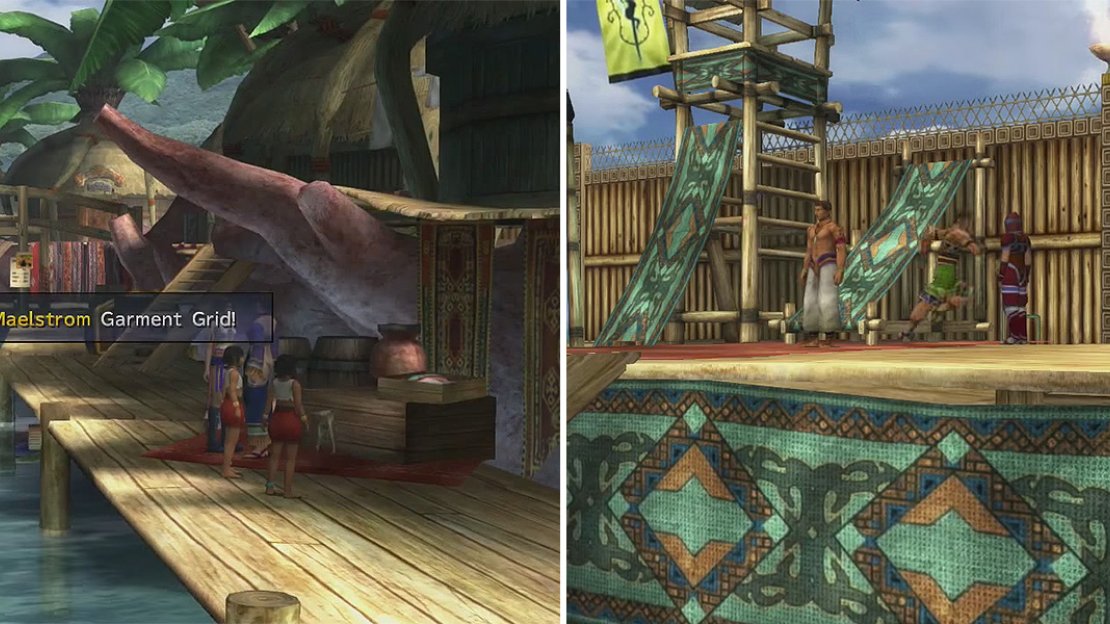 If you found the 13 Squatter Monkeys, return to this woman for a reward (left). When the gate opens (right), wait for the guard with Dona to turn to face her and run for it!