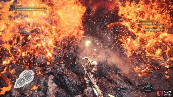 Find and destroy any Magmacores on Zorah Magdaros you find, but be wary of their fiery discharge