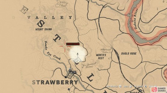 You’ll find Winston Holmes to the north of Strawberry